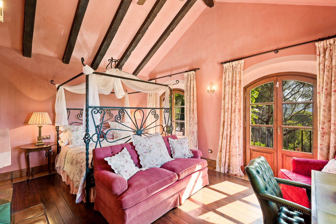 Master bedroom on first floor